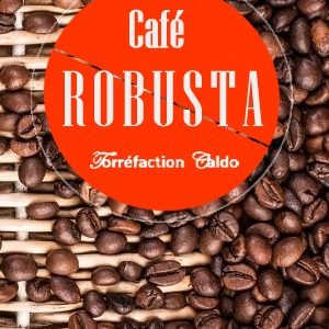 café Robusta en grains